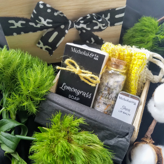 All Natural Mini Spa in a Box | Zero waste gift set - Mizholai & Co.