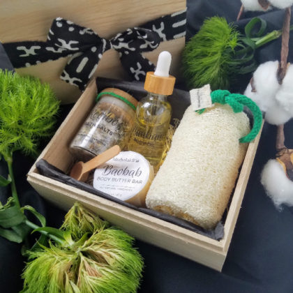 All Natural Body oil & Bath Soak Set